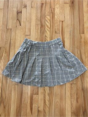 Garage Plaid Circle Skirt